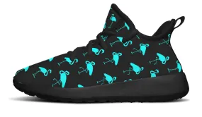Aqua Flamingo Pattern