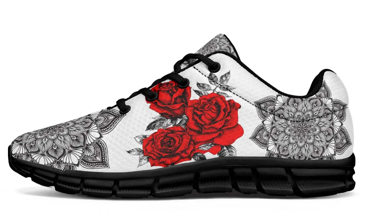 Artful Red Roses