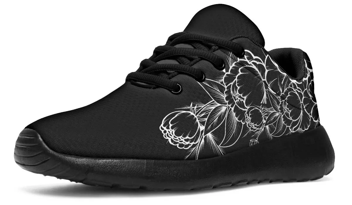 Black And White Flowers