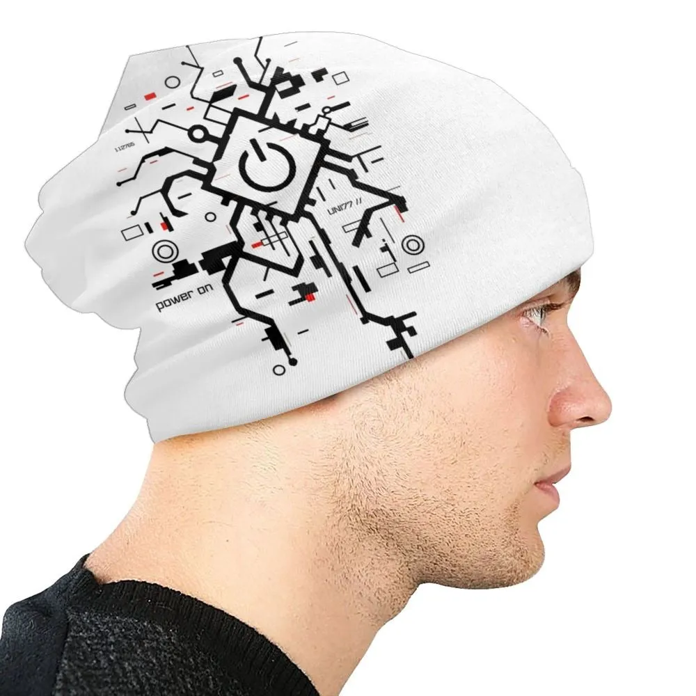Black and White Techwear Beanie