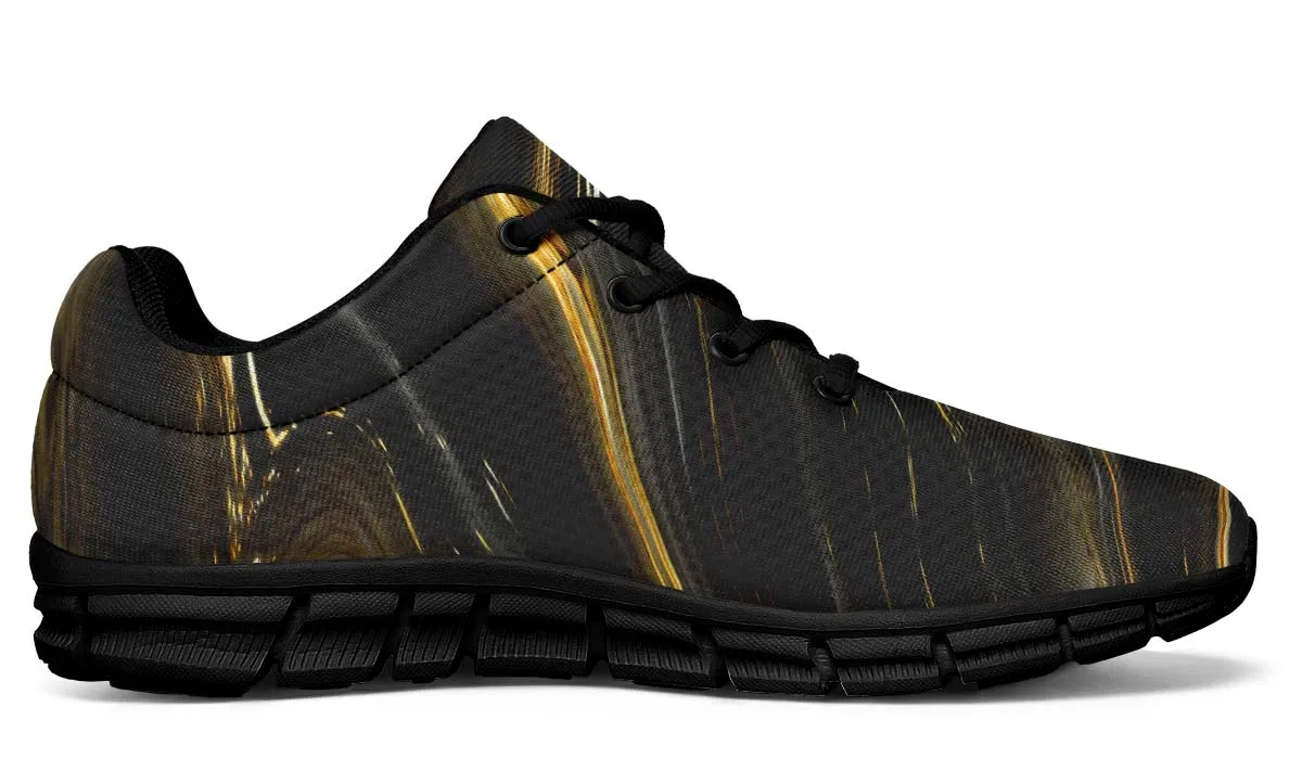 Black Marble With Golden Veins