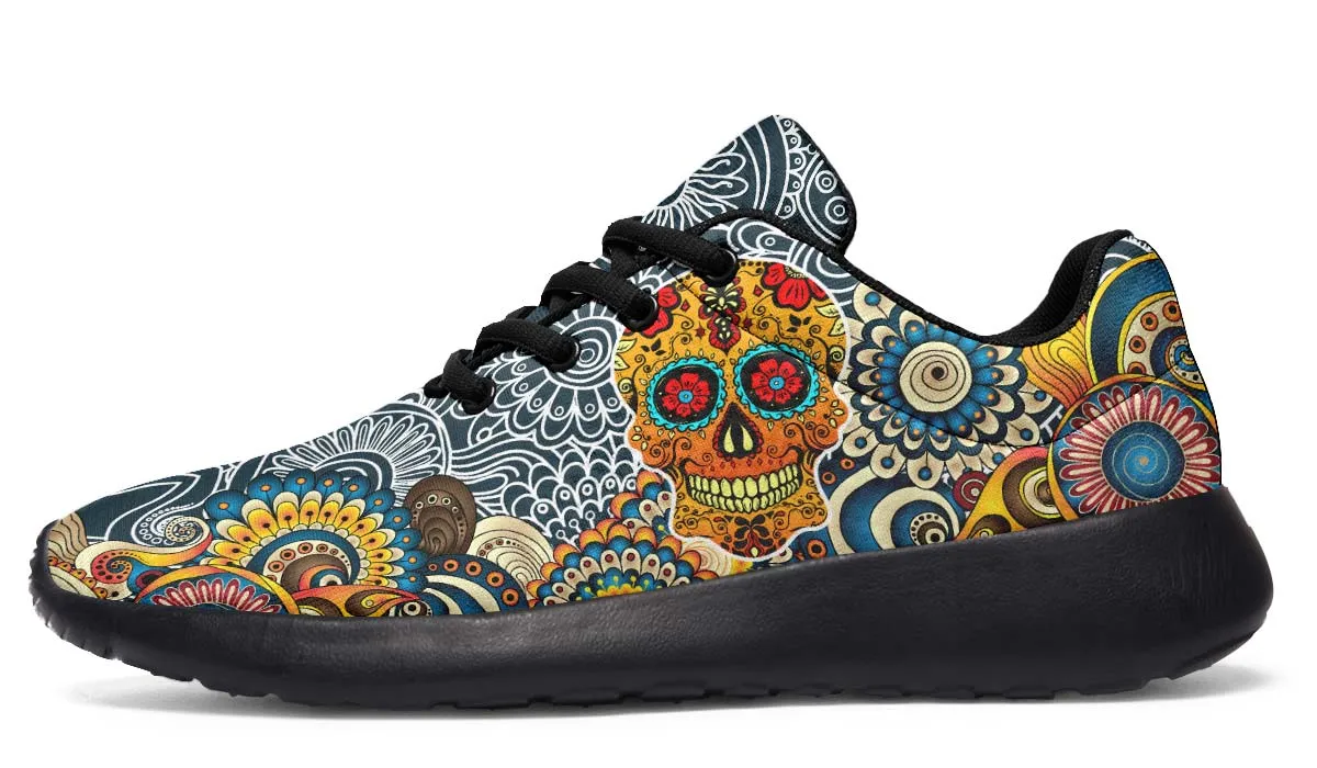 Blue Skull And Mandala