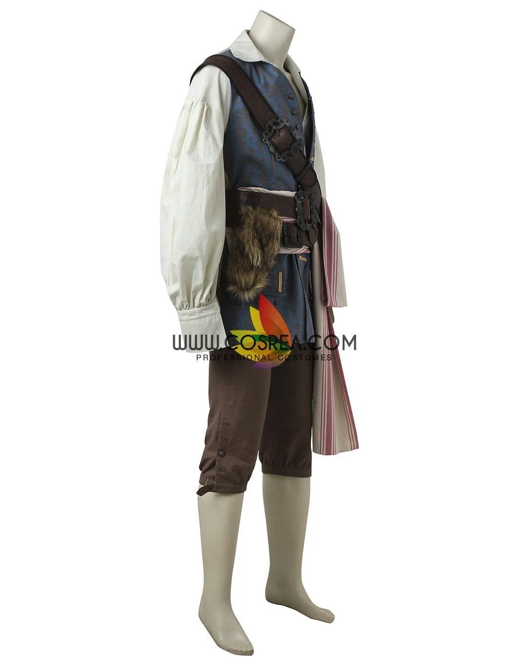 Captain Jack Sparrow Pirates Of Caribbean Deadman Tell No Tales Cosplay Costume