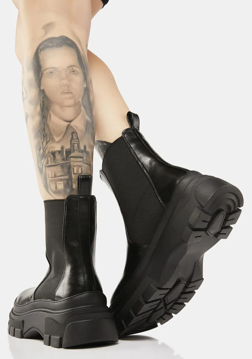Cary Platform Chelsea Boots-
