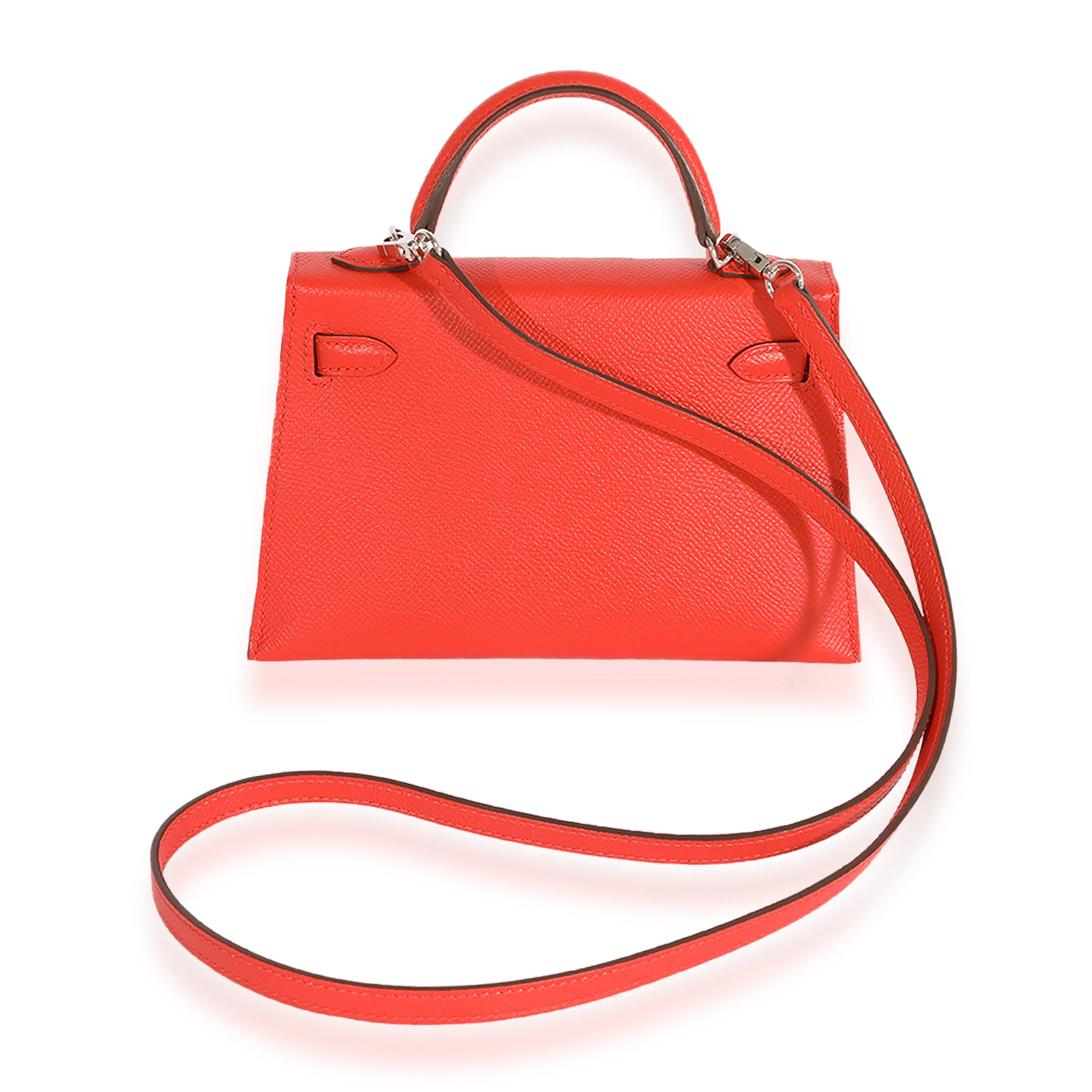 Hermès Capucines Epsom Mini Kelly 20 II PHW