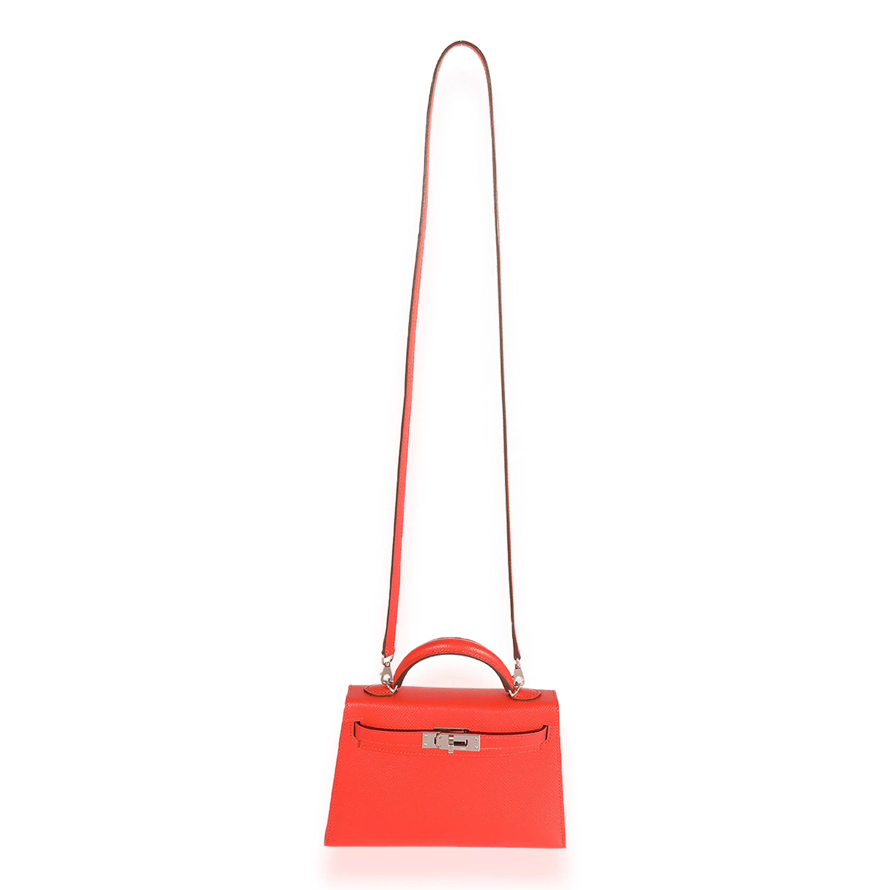 Hermès Capucines Epsom Mini Kelly 20 II PHW