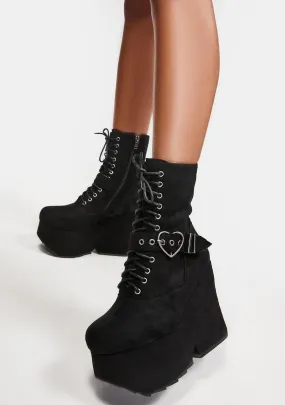 Hold You Platform Boots-
