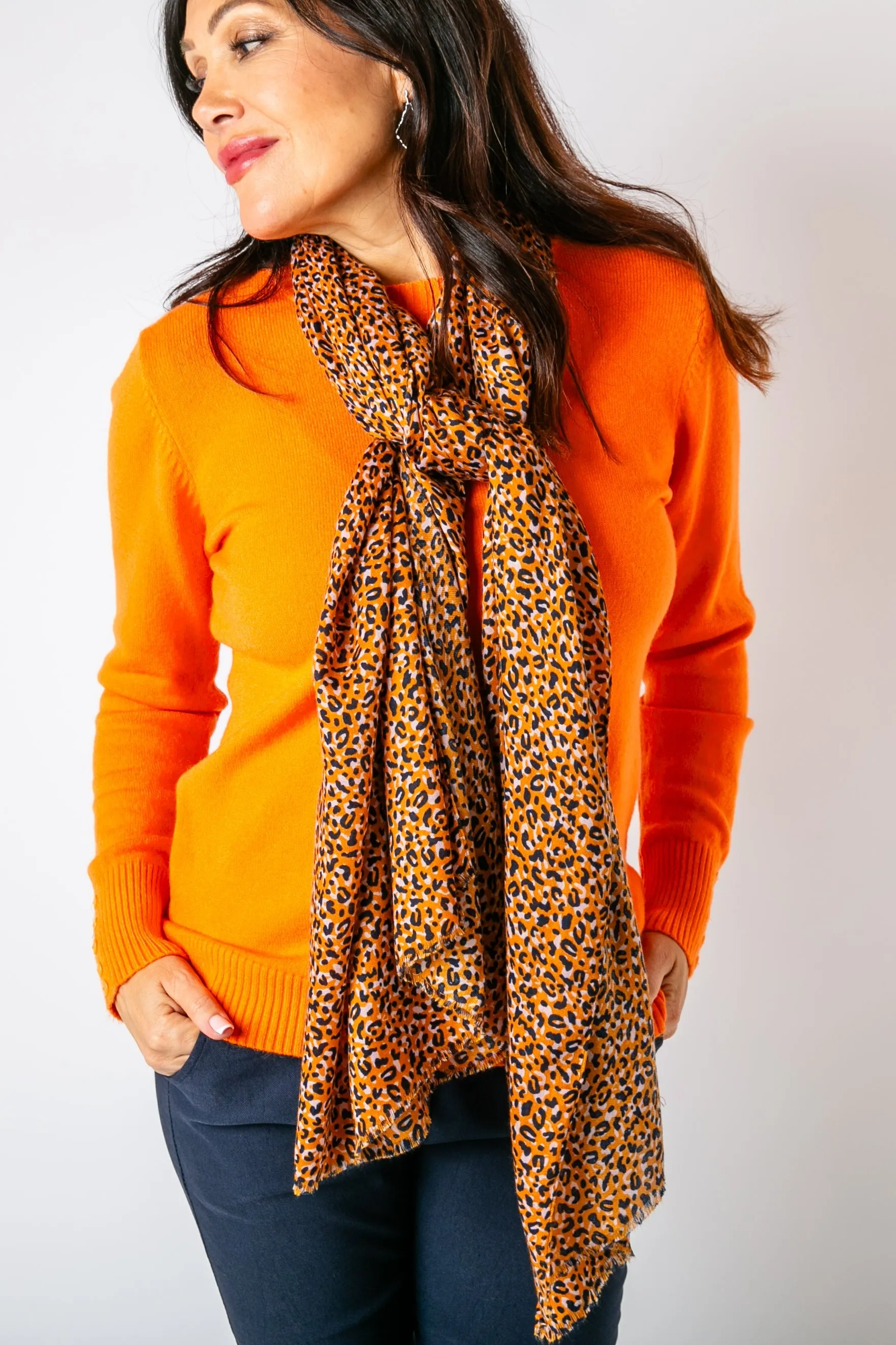 Leopard Print Scarf