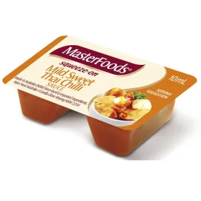 Masterfoods Mild Thai Sweet Chilli Sauce Squeezy Individual Portions 10mL 100 Carton Squeeze-On Bulk Box