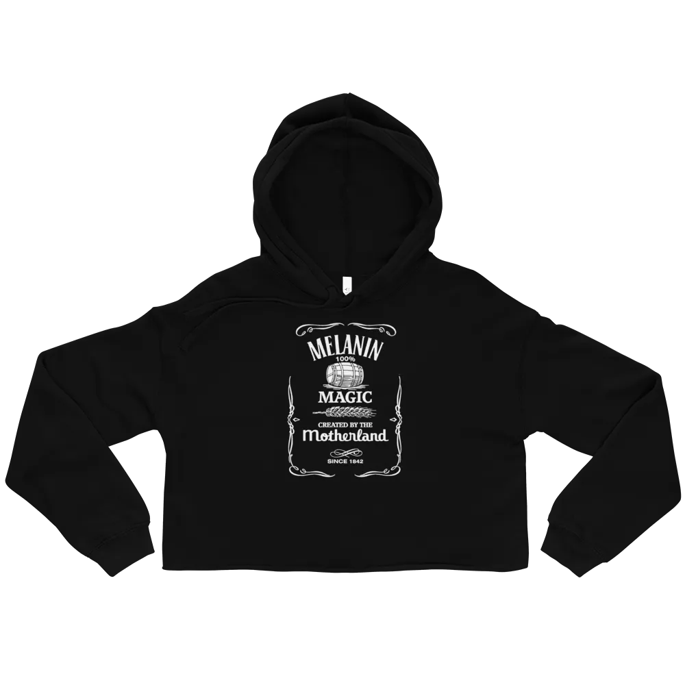 Melanin Whiskey Cropped Sweatshirt