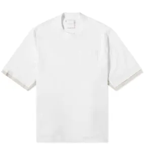 Sacai Side Insert T-ShirtWhite