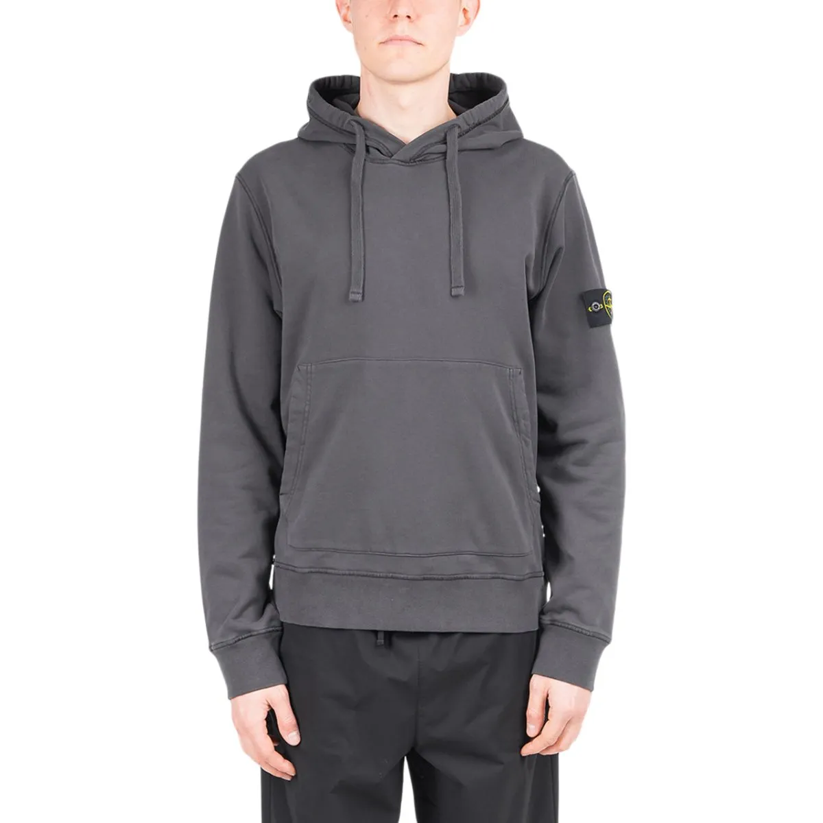 Stone Island Hoodie (Dark Grey)