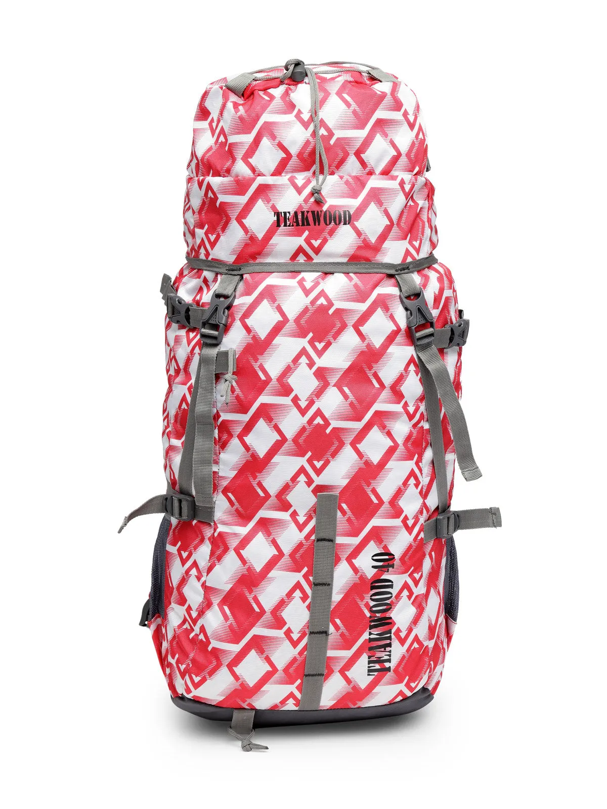 Teakwood Polyester Red Rucksack