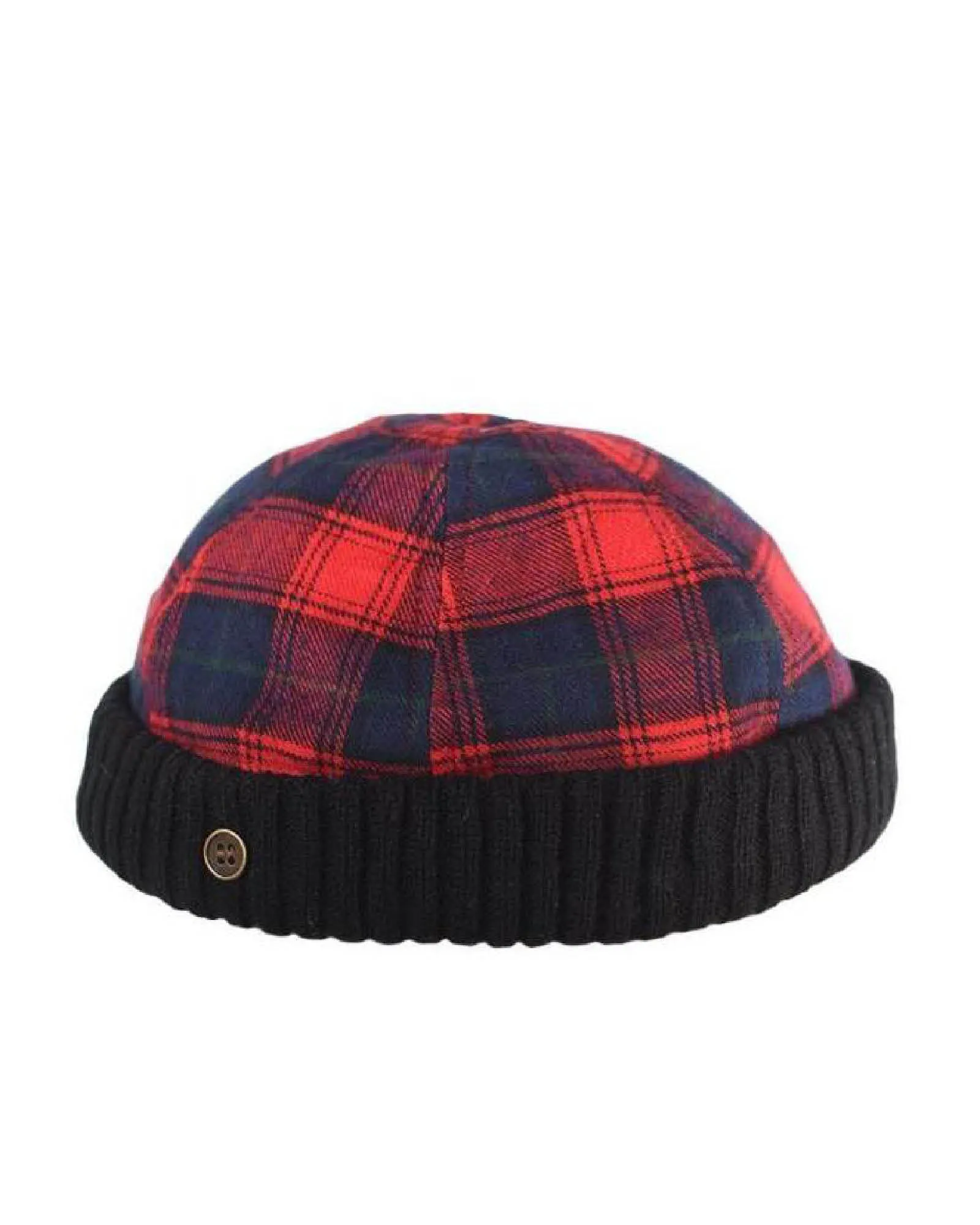 The New Yorker Cap - Red Tartan